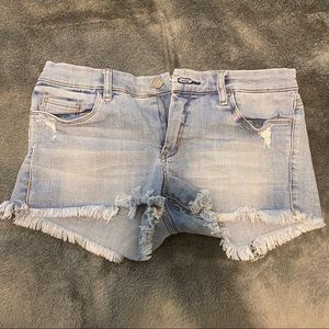 BlankNYC light wash denim shorts Sz 28